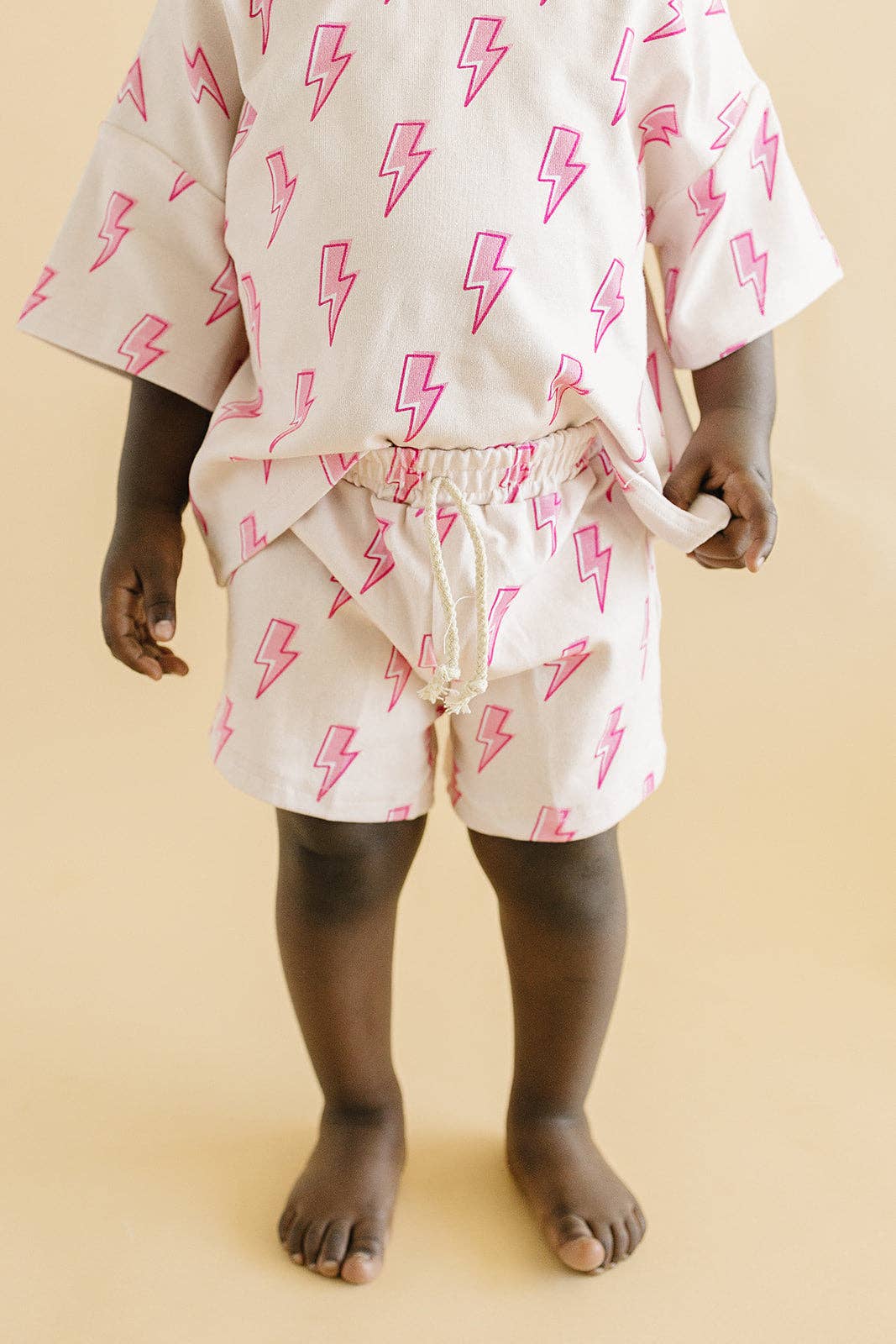 Lucky Panda Kids - Wholesale Top & Short Set - Kids - Shorts Set | Pink Bolts5