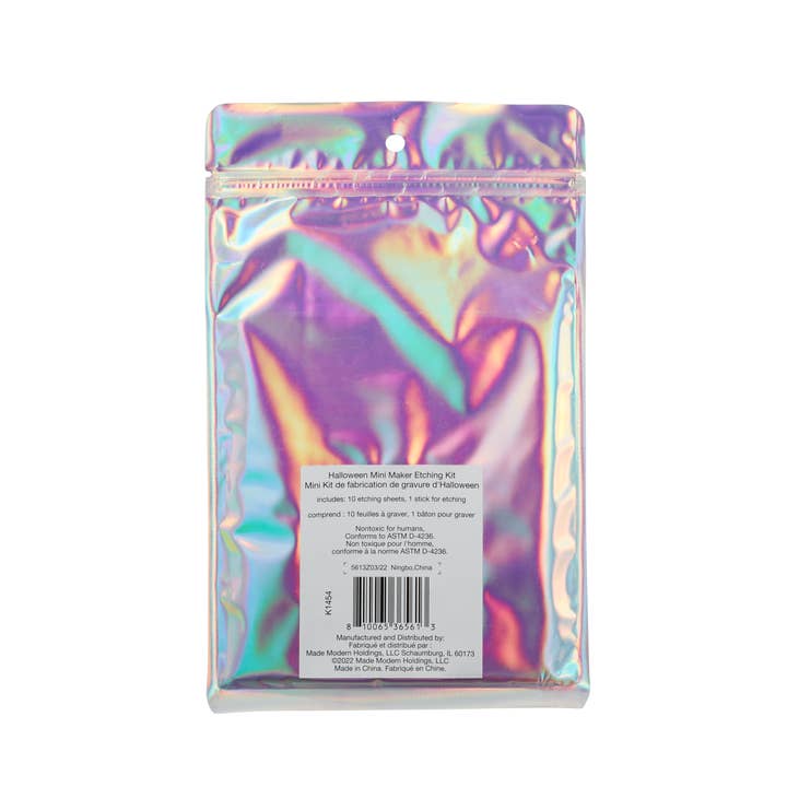 Kid Made Modern - Wholesale DIY Craft Kit - Kids - Mini Maker Kit - Halloween Scratch Art3