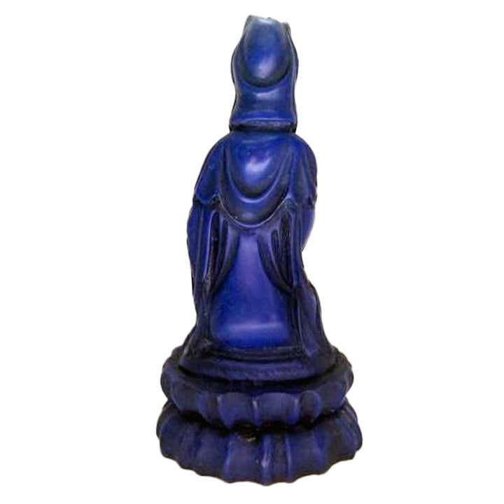 Yak & Yeti - Wholesale Sculpture - Blue Quan Yin Statue2