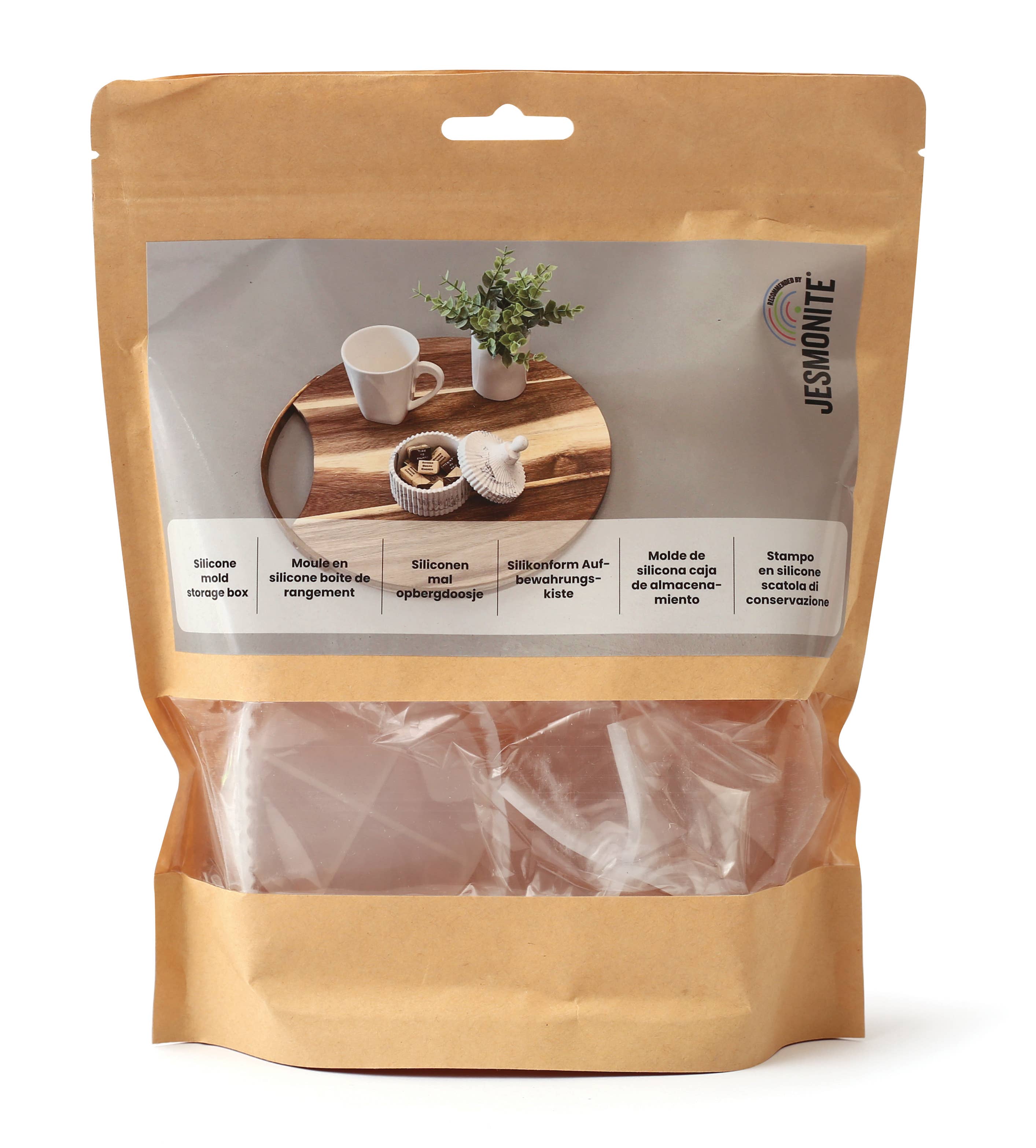 Graine Créative - Wholesale Craft Tool - JESMONITE SILICONE MOLD BOX WITH LID ø 8.2 CM5