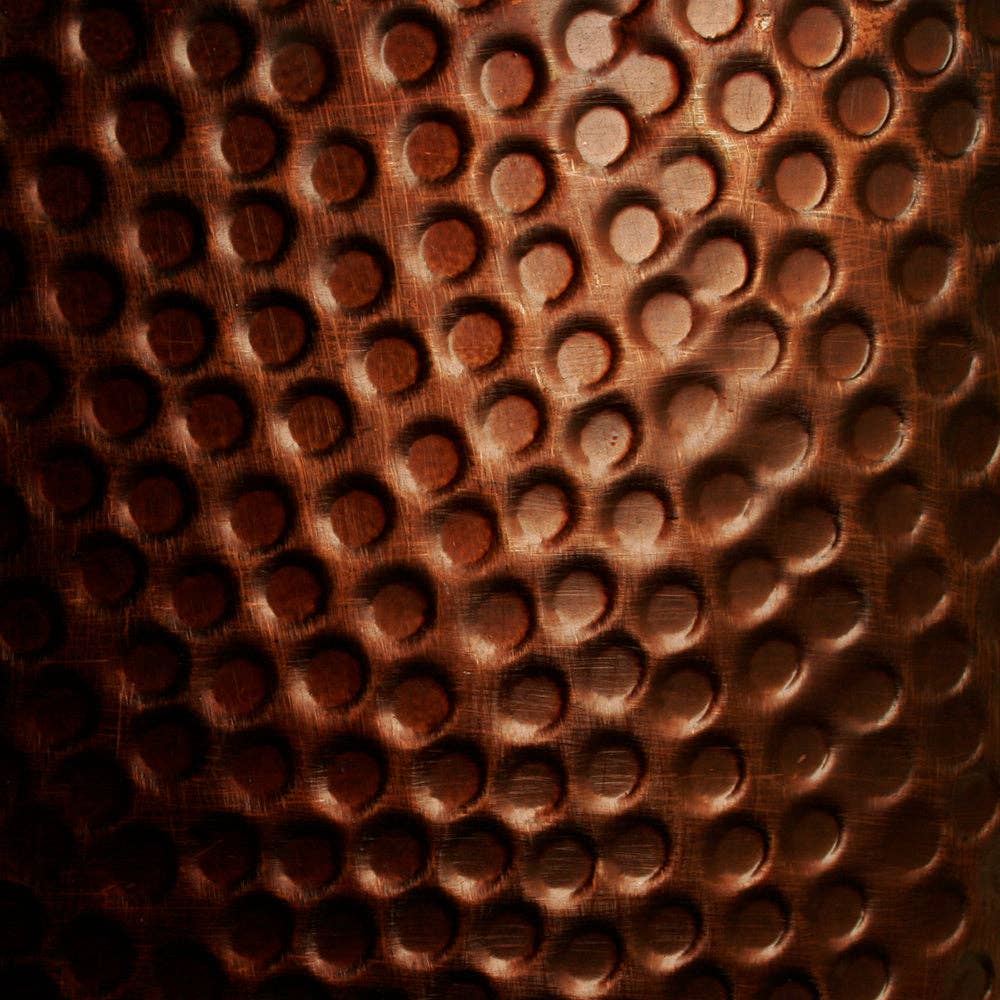 WALD IMPORTS - Wholesale Plant Pot - 10.5" Copper Tint Hammered Metal Bowl Planter Flower Pot Gift Basket2