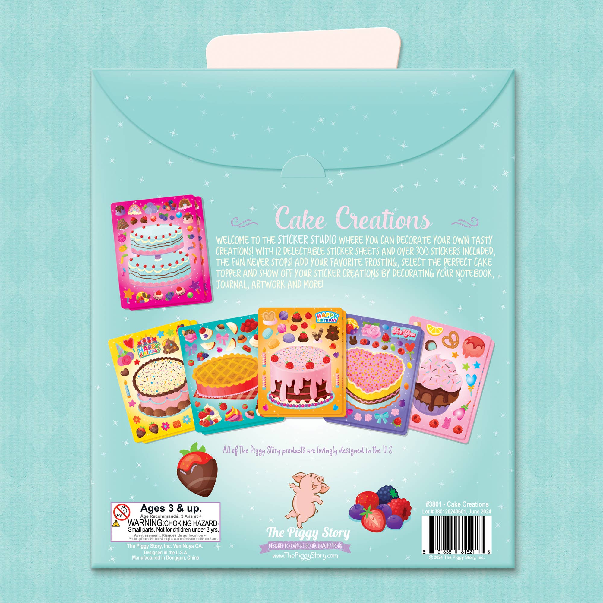 Girl Nation - Wholesale Sticker - Kids & Baby - Sticker Studio | Decorate your own Cake Creations2