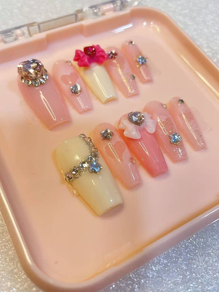 Azurenailshop handemade presson 2025 new designs. for wholesale by Azurenailshop