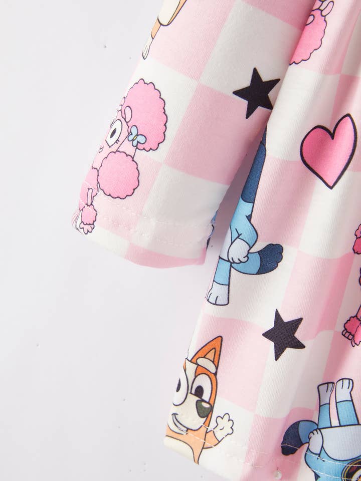 Rylee Faith Designs - Wholesale Top & Pant Set - Kids - Baby Girls Bluey Print Set