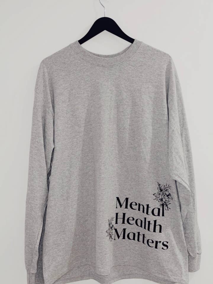 Mental Health Matters Long Sleeve T-Shirt for wholesale by The Fresh Mental