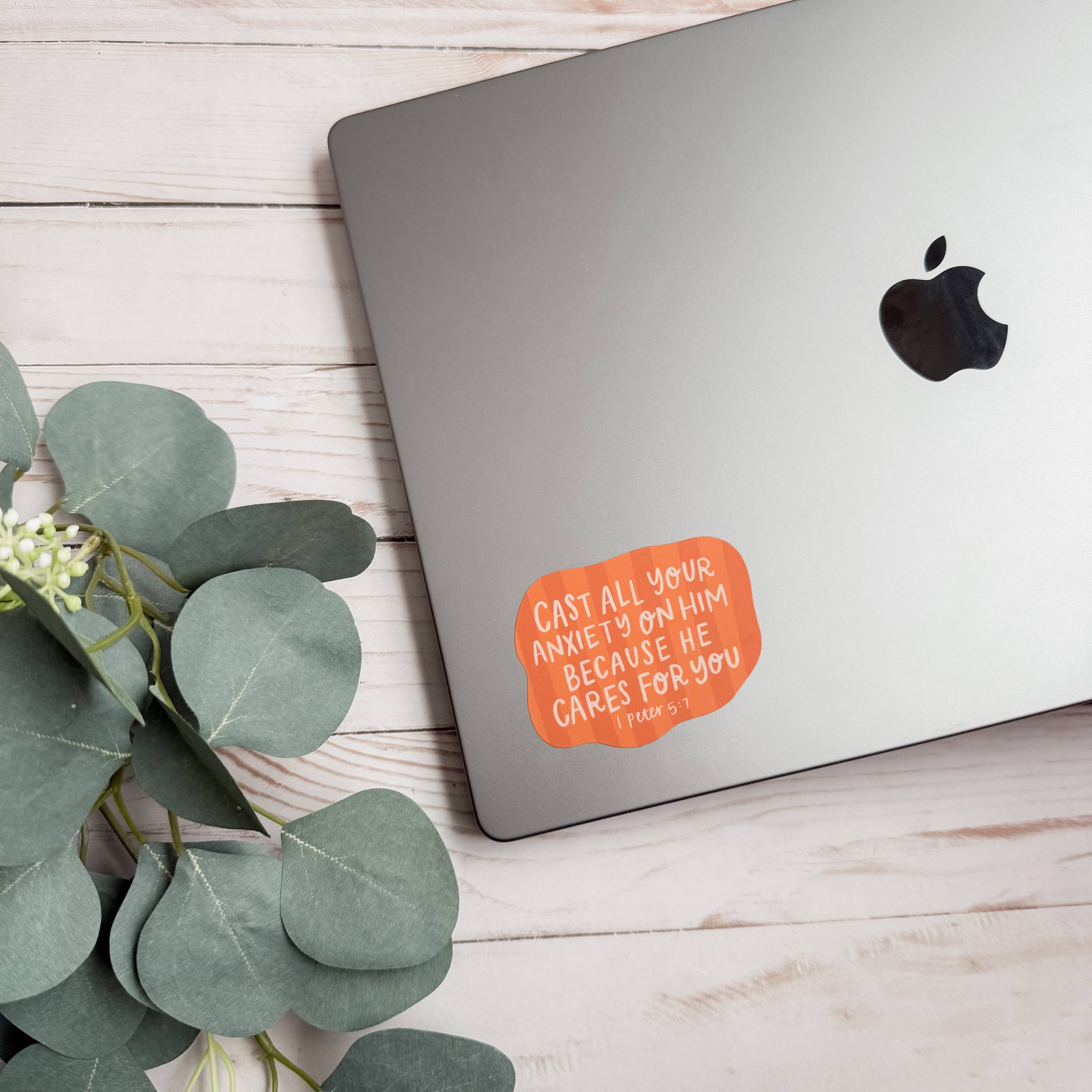 swaygirls - Wholesale Sticker - 1 Peter 5:7 Sticker | Christian stickers about faith, Bible1