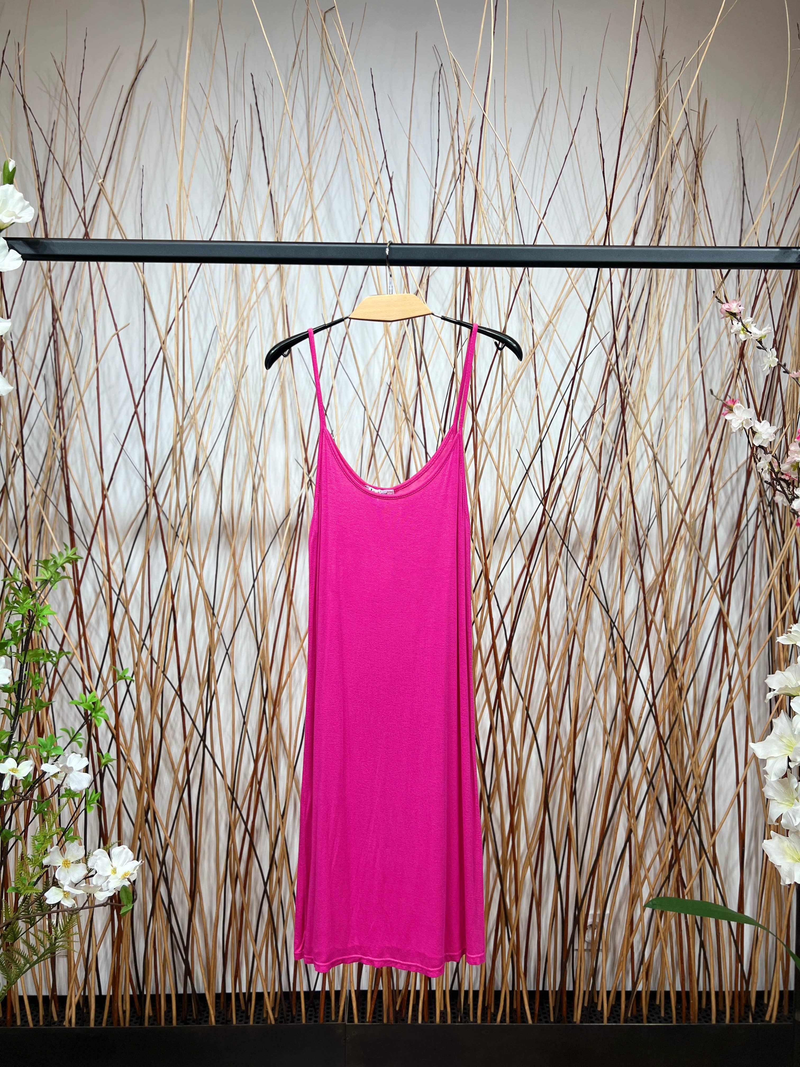 L'Emotion - Wholesale Dress - Women's - Short Light Tank Dress with Thin Straps Simple4