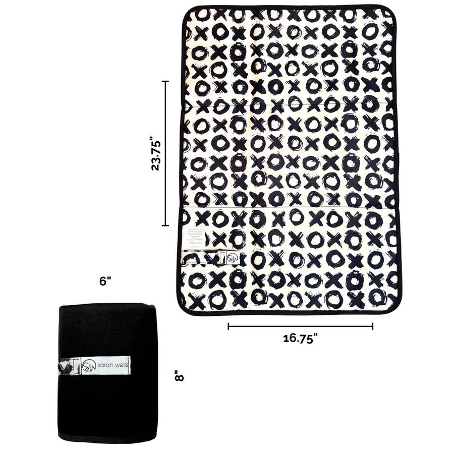 Changing Pad (XOXO) for wholesale by Sarah Wells Bags