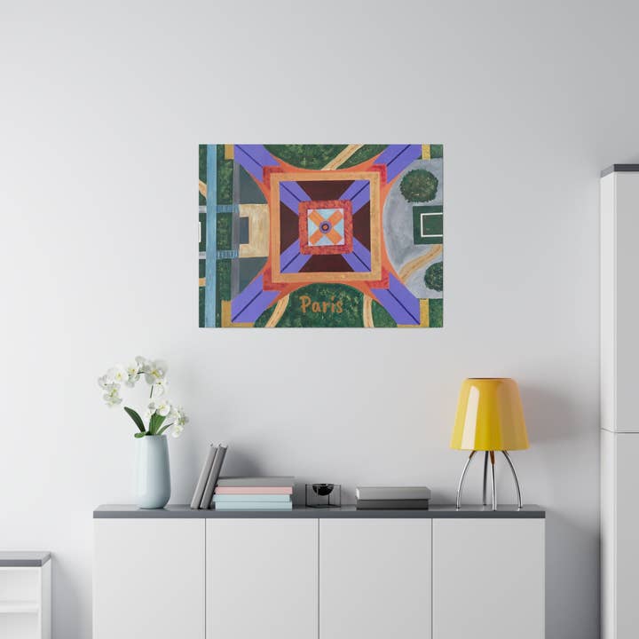Paris Abstract Eiffel Tower Wall Art for wholesale by See Joy Creative