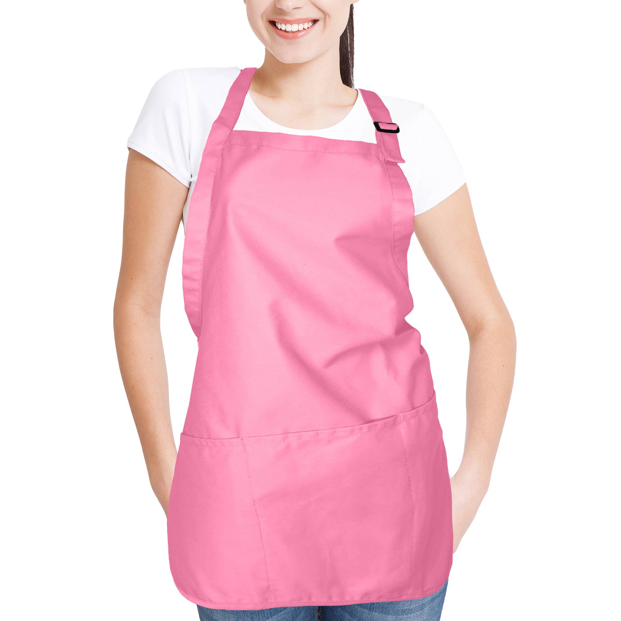 Dalix - Wholesale Apron - DALIX Apron Commercial Restaurant Bib Poly Cotton 3 Pockets28
