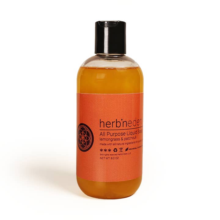 Lemongrass & Patchouli Body Wash for wholesale by Herb'N Eden