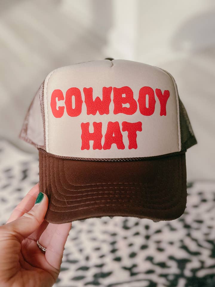 Cowboyhat Puff Trucker Hat for engroshandel hos DigitalxCowgirl