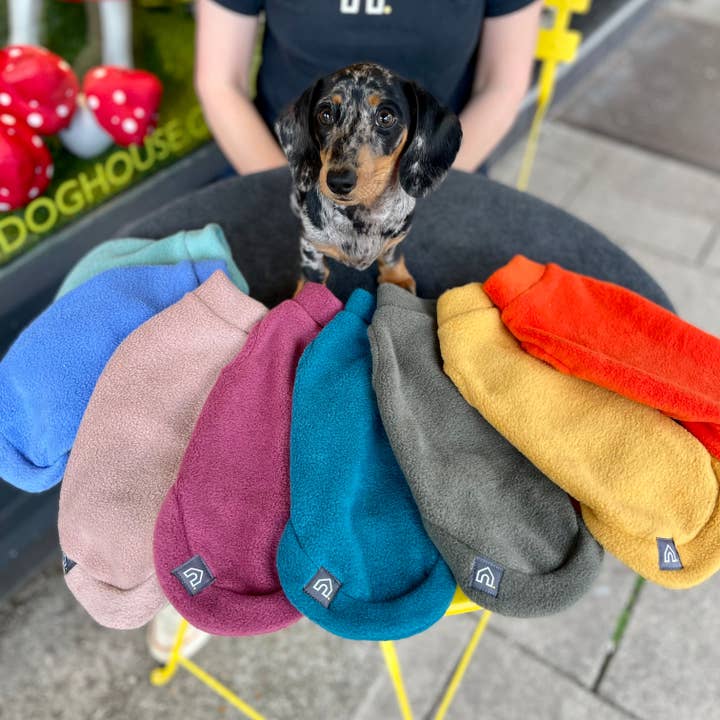 Doghouse – Großhandel Haustier-Pullover – Hund – Fleecepullover mit Dackelmotiv