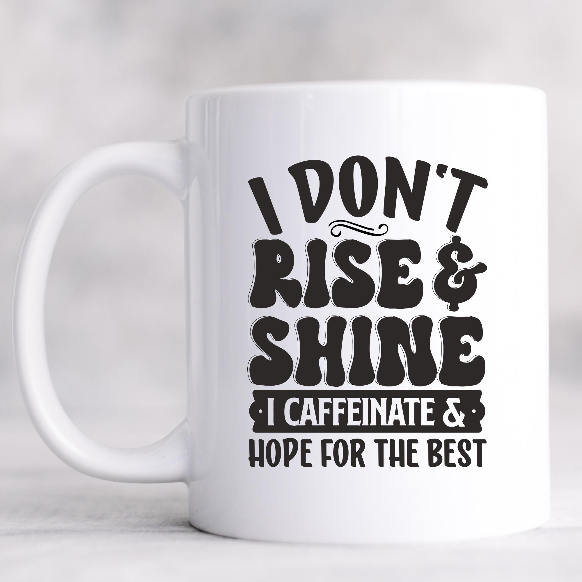 Hello Gorgeous Mugs – Engroshandel Kaffekrus – Jeg står ikke op og skinner sjovt krus0