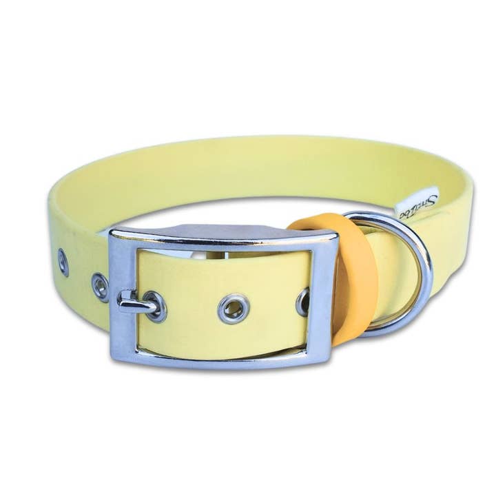 Limón, collar para perro de Biothane hecho a mano en Francia para venta al por mayor de Stylidog