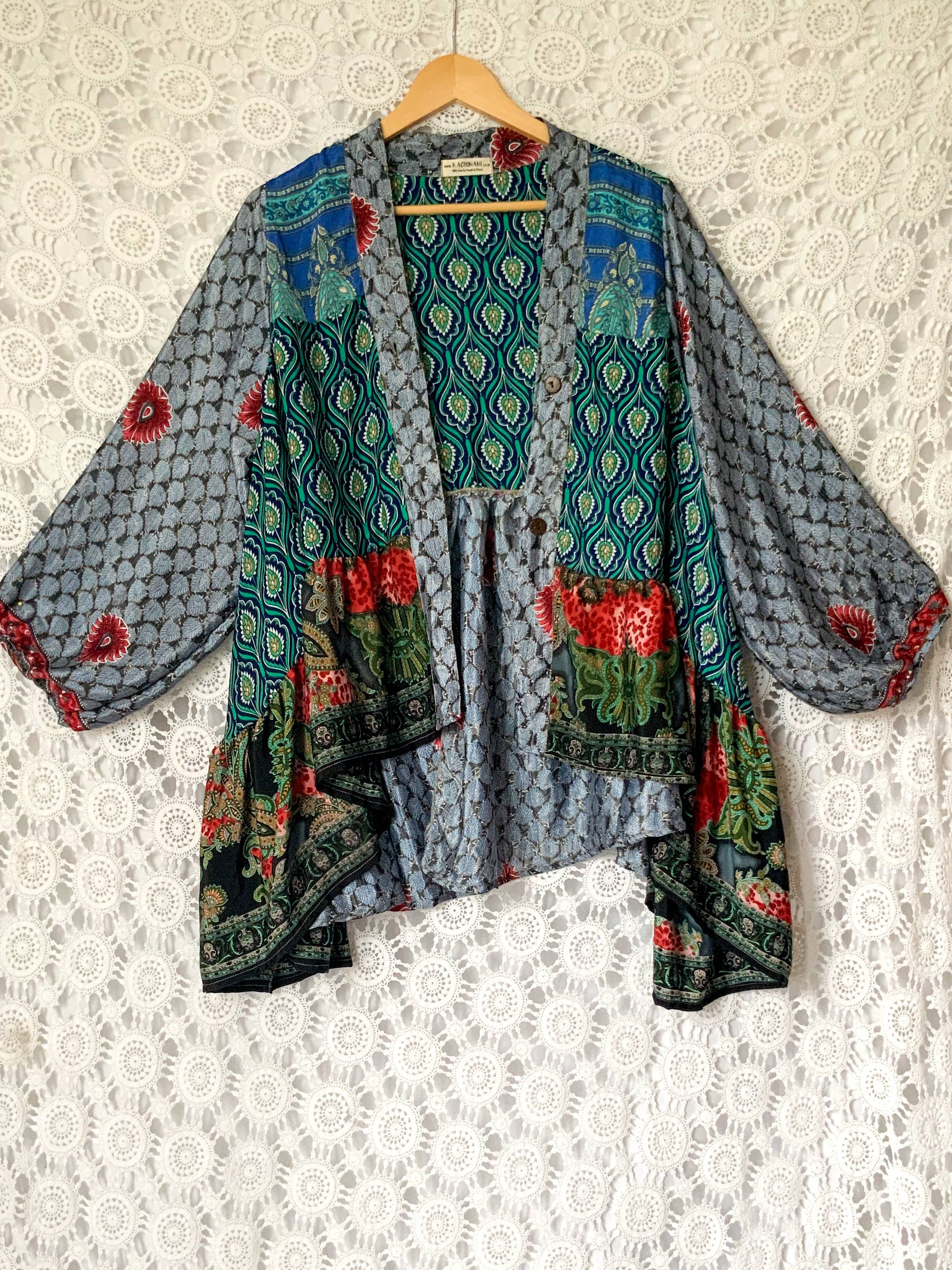 Kaohinani – wholesale Buttoned-down shirt – Women's – Sari Smock Shirt9