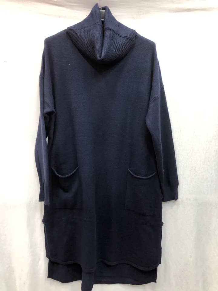 Mimi & Gogo – wholesale Klänning - Dam – Stickad klänning med polokrage och framfickor11