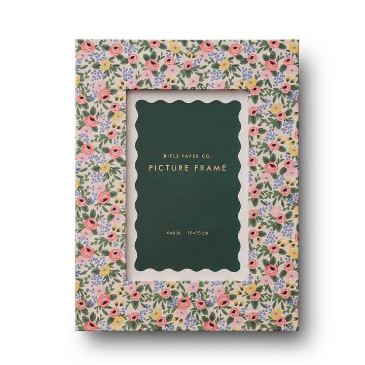 Rosa Paper Wrapped Picture Frame for wholesale by Rifle Paper Co.