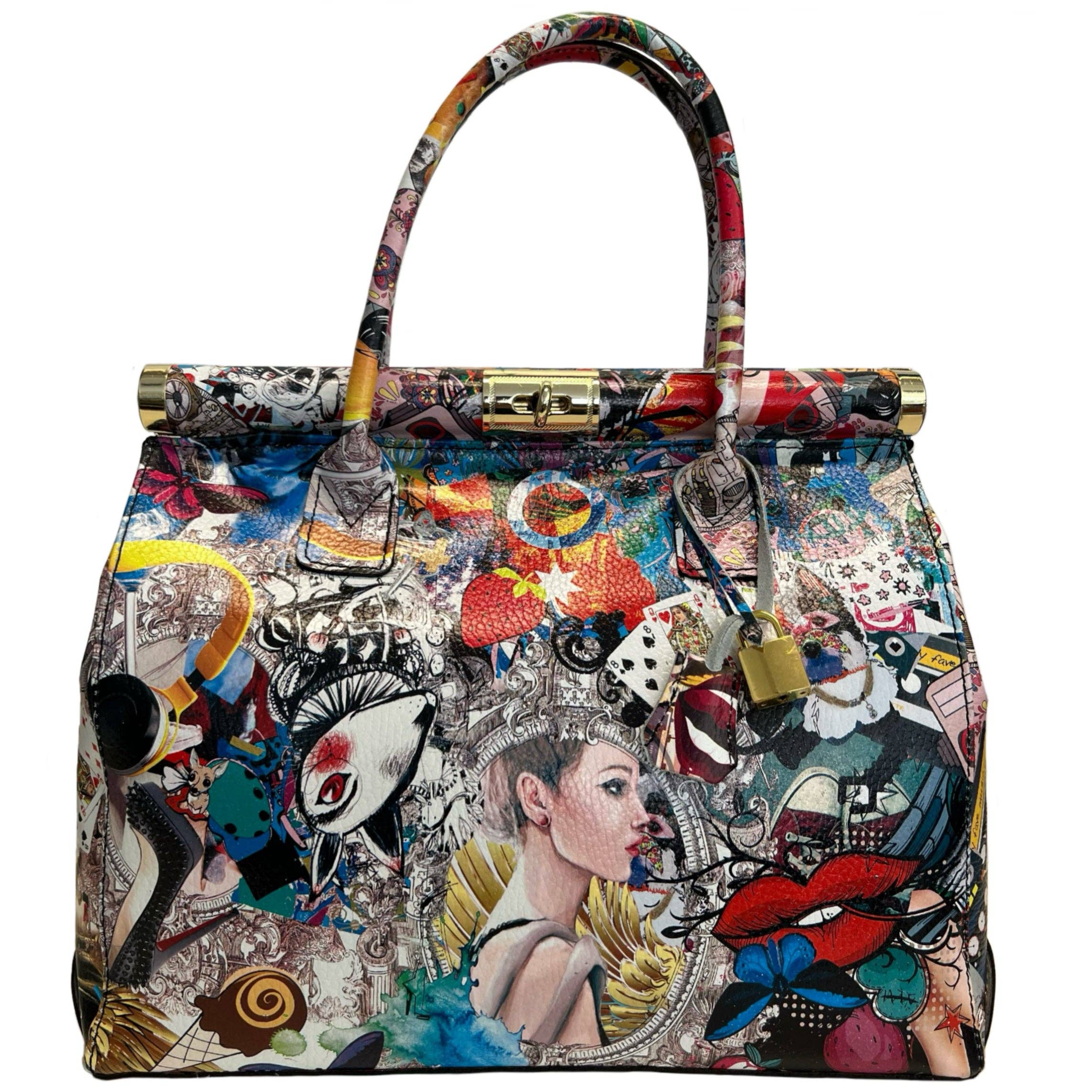 MODARNO – Großhandel Henkeltasche – Damen – Modarno Handbag Damenhandtasche aus Leder mit Schulterriemen0