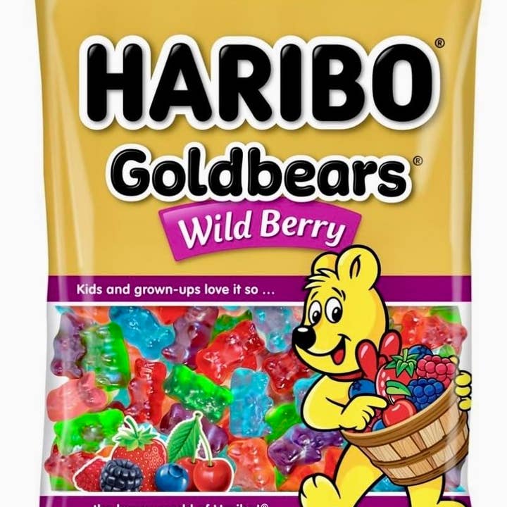 Haribo Share Size Wild Berry Goldbären Gummibärchen 8 oz 10 Packungen für den Großhandel von Snacky Candy