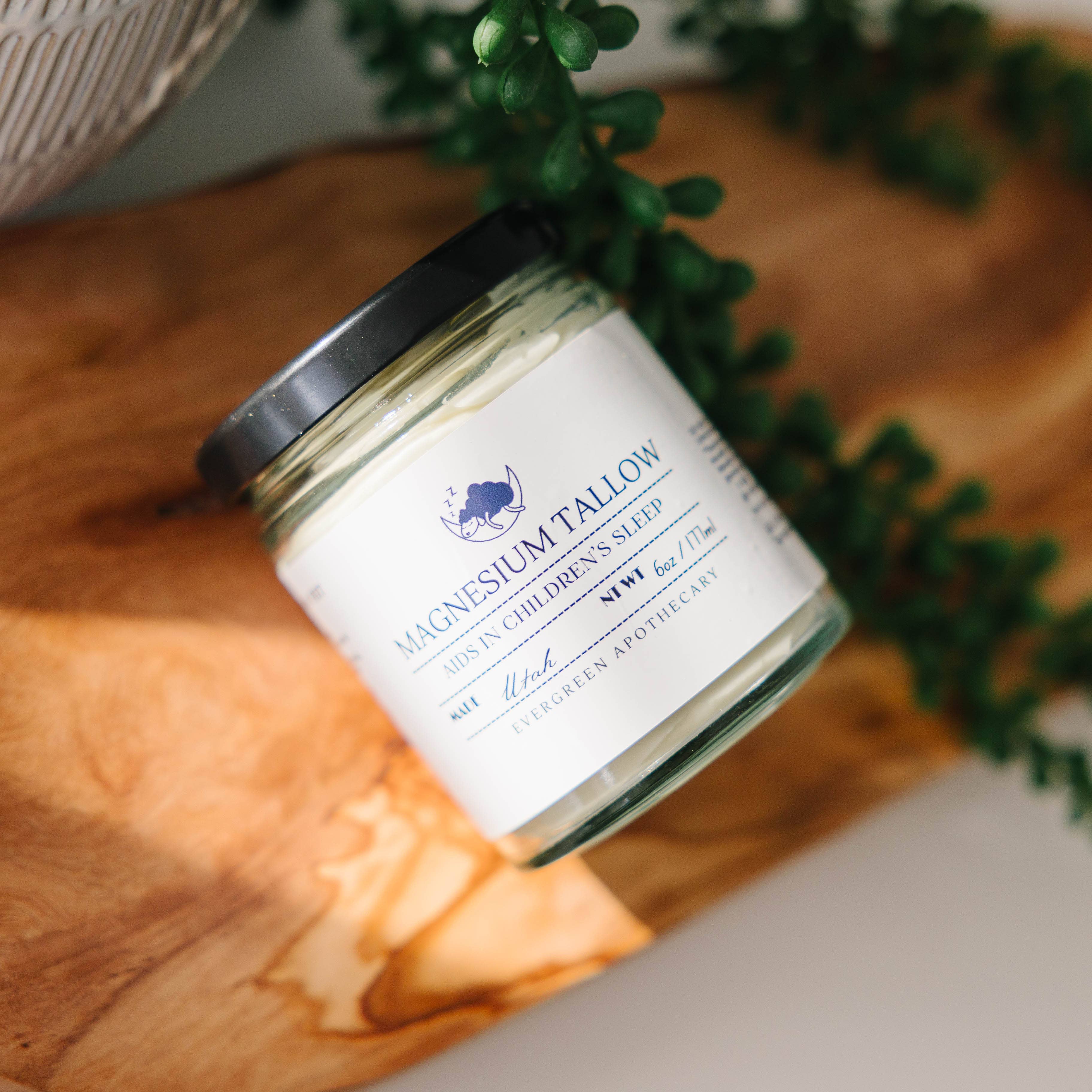 Evergreen Apothecary - Vendita all'ingrosso Unguenti/Balsami/Creme curative - Sebo di Magnesio per Bambini, 4oz5