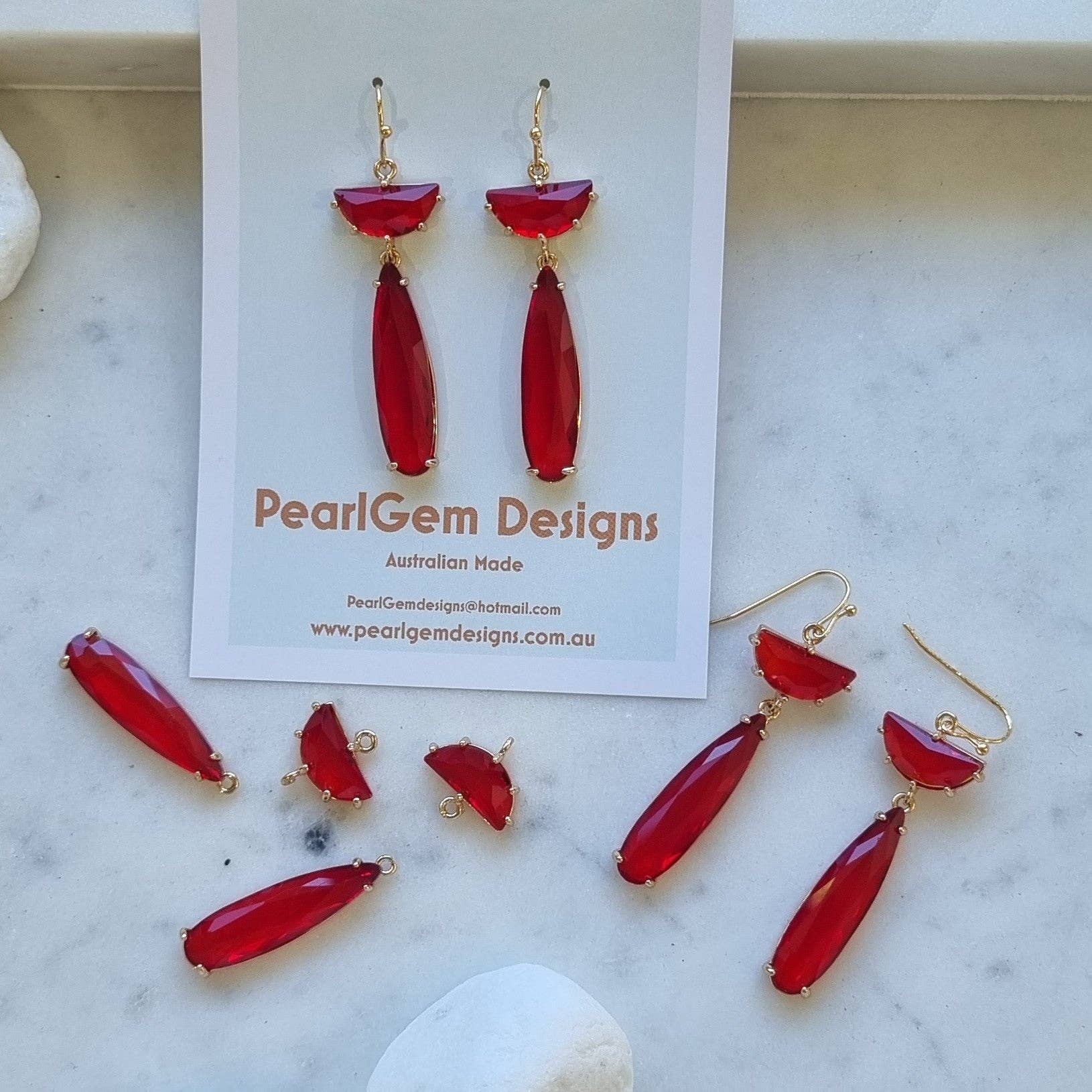 PearlGem Designs - Wholesale Dangle Earrings - Gaeb Quartz drop Earring12