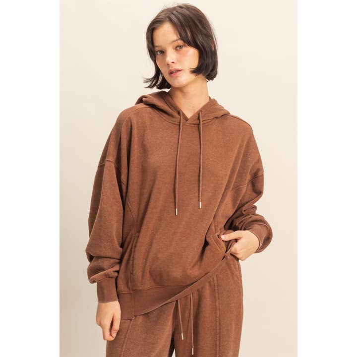 Double Zero - Wholesale Hoodie - Women's - Drop Shoulder Long Sleeve Oversized Hoodie19