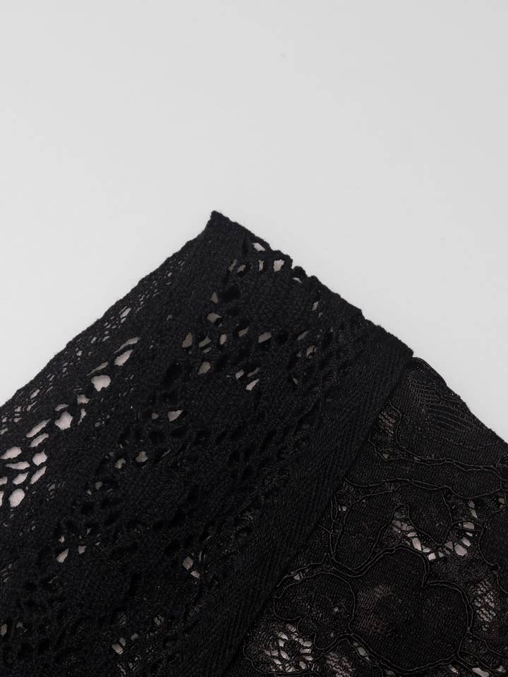 Rosa Clothing - Wholesale Blouse - Women's - Floral lace Chinese buttons blouse long sleeve shirt15