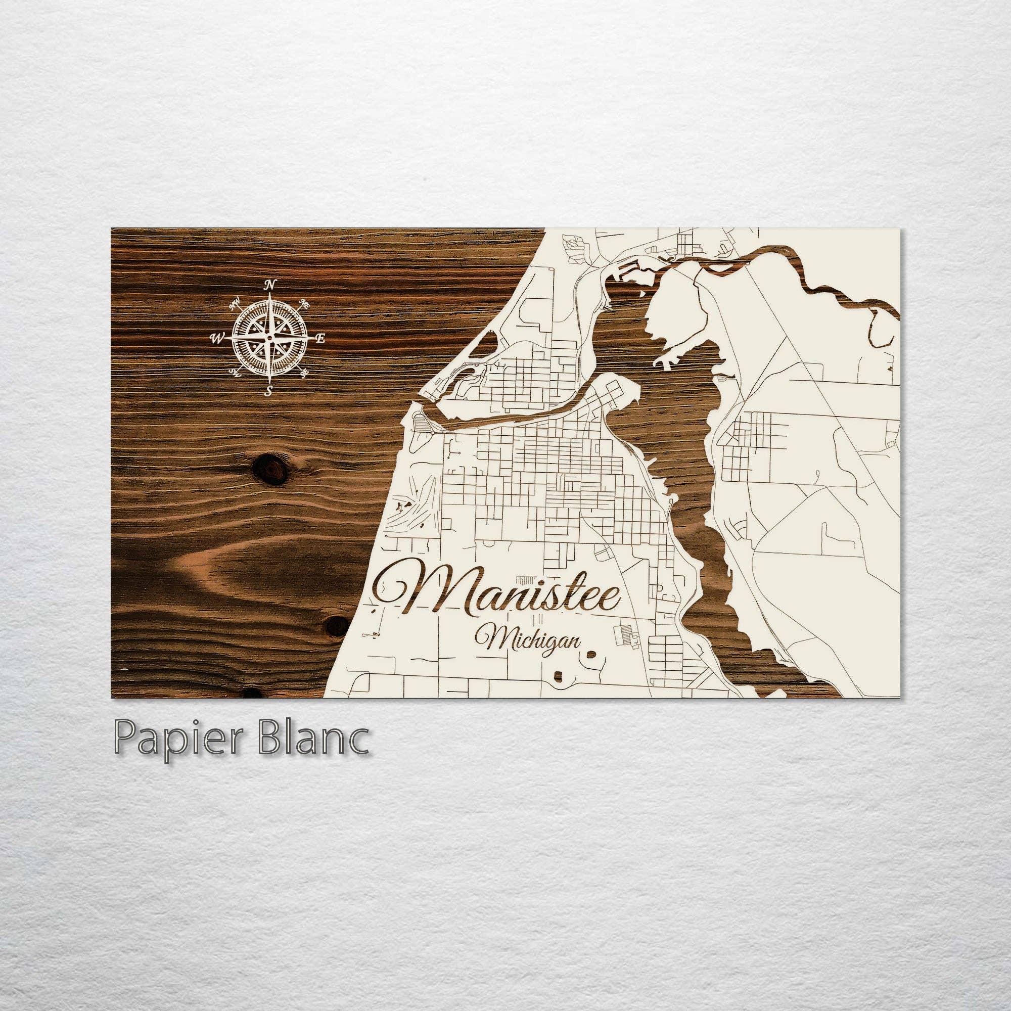 Fire & Pine - Wholesale Map - Michigan: Manistee  Street Map3