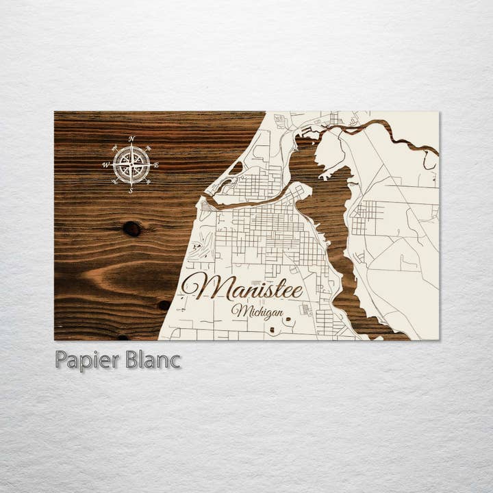 Fire & Pine – Mapa por atacado – Michigan: Manistee Street Map3