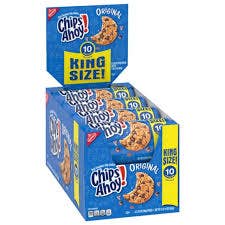 Long Island Candy Factory - Wholesale Cookie - Chips Ahoy King Size 8 Count 3.75 Ounce 10 Cookies Per Pack