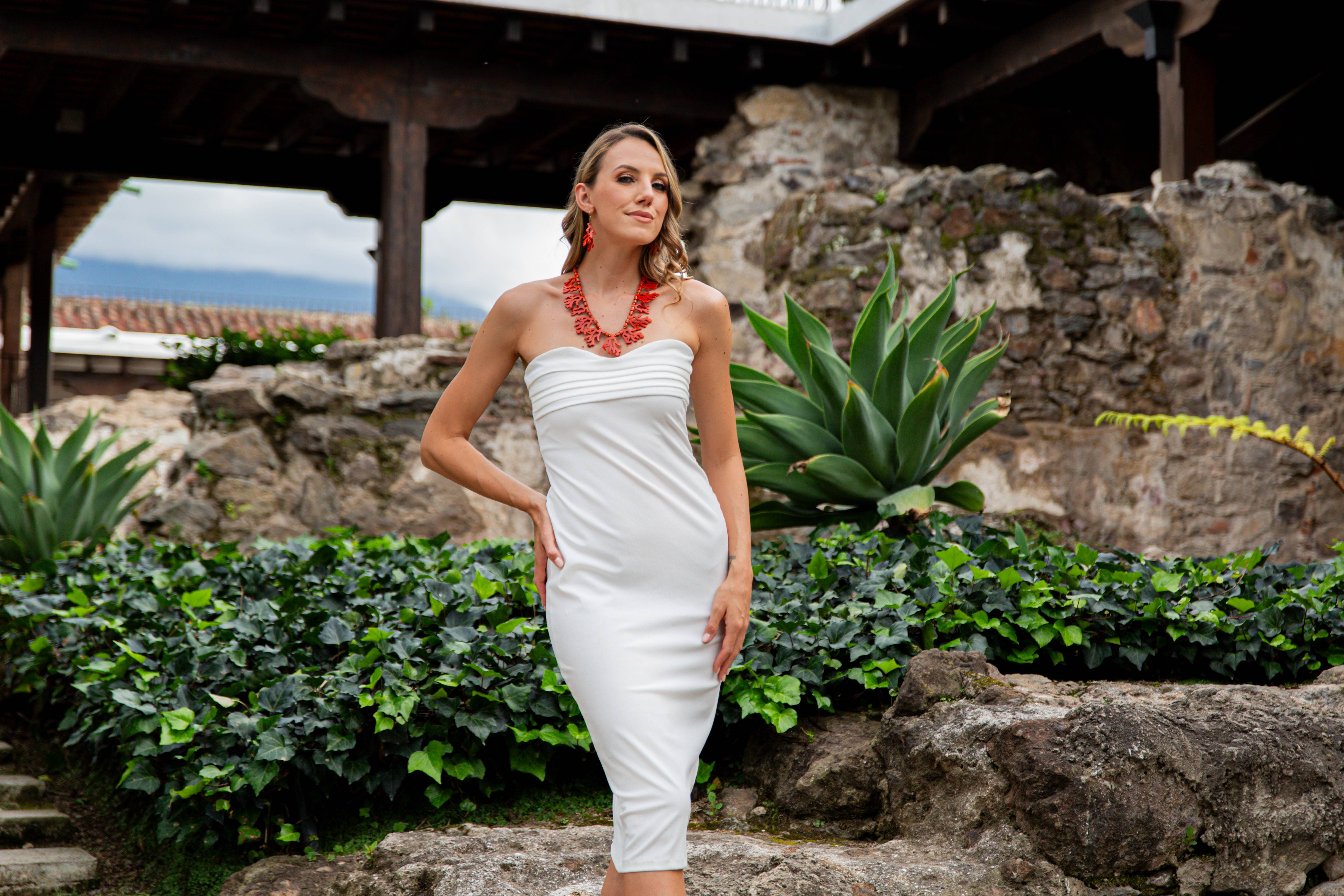 Organic Tagua Jewelry - Vente Colliers plastrons - Collier Addison7