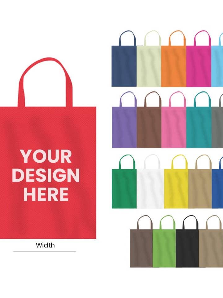 Handle Custom Printed Non-Woven Tote Bags | Value Tote Bags for wholesale by Non Woven Totes