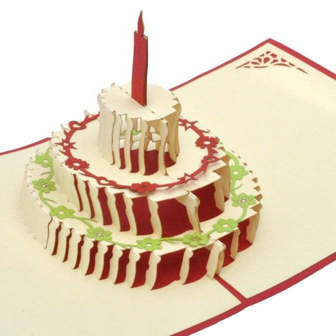 Bolo 3 180 por atacado de Henry Pop Up Cards