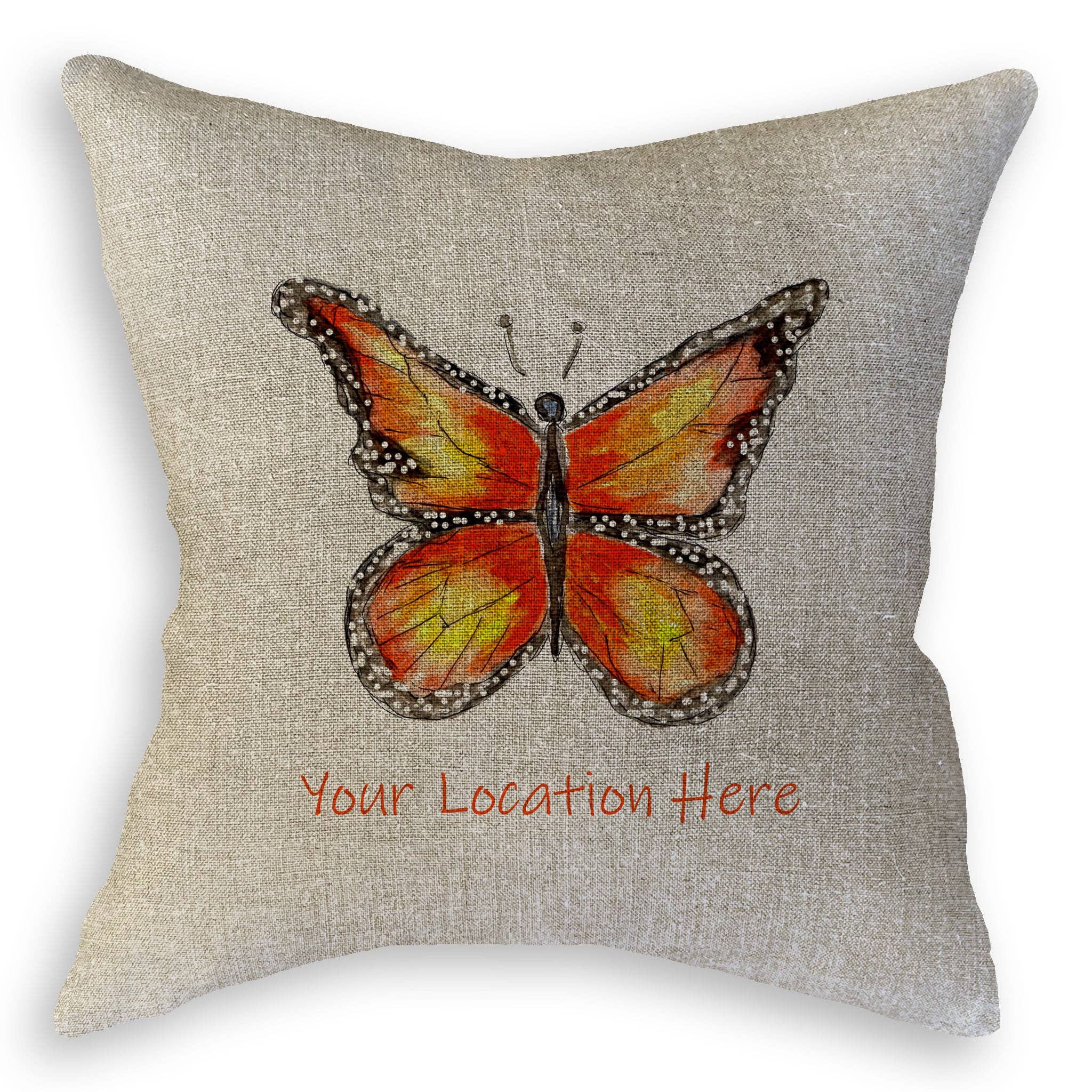 French Graffiti – Engroshandel Viskestykke – Monarch Butterfly med placering10