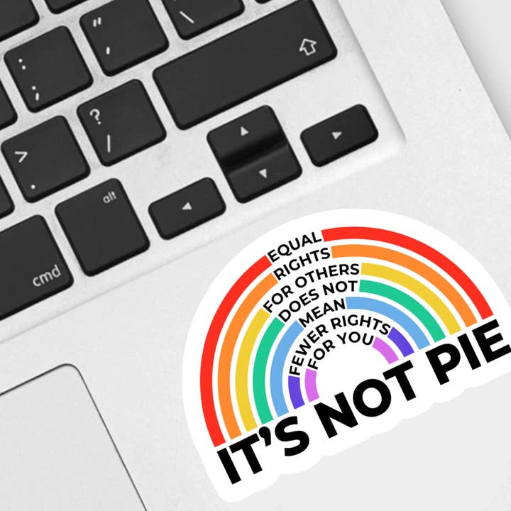 Ace the Pitmatian Co – Adesivo por atacado – Adesivo de direitos iguais para os outros não significa menos direitos1