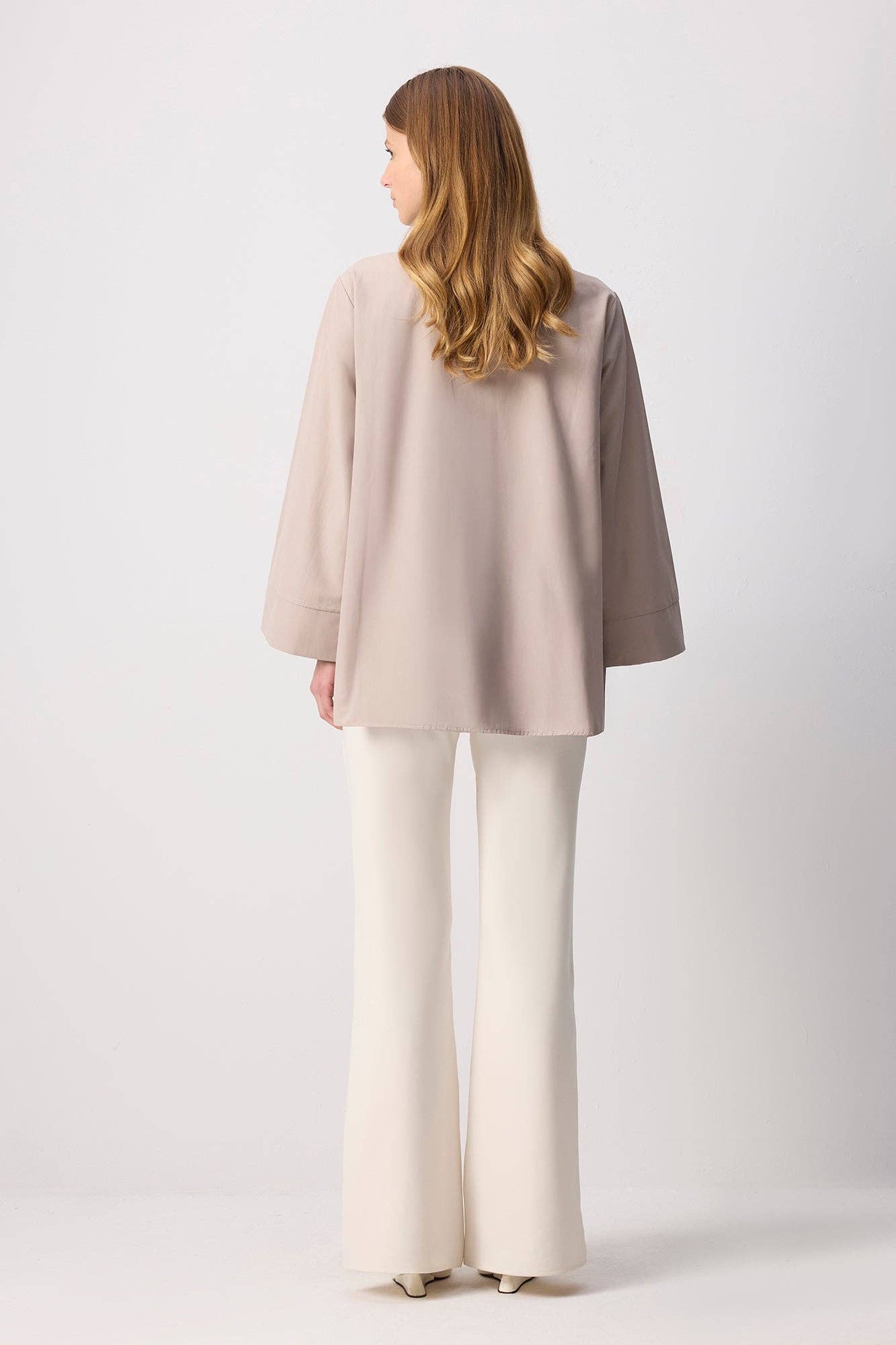 Vizon ASYMMETRICAL POPLIN SHIRT - COTTON BLEND for wholesale on Faire2