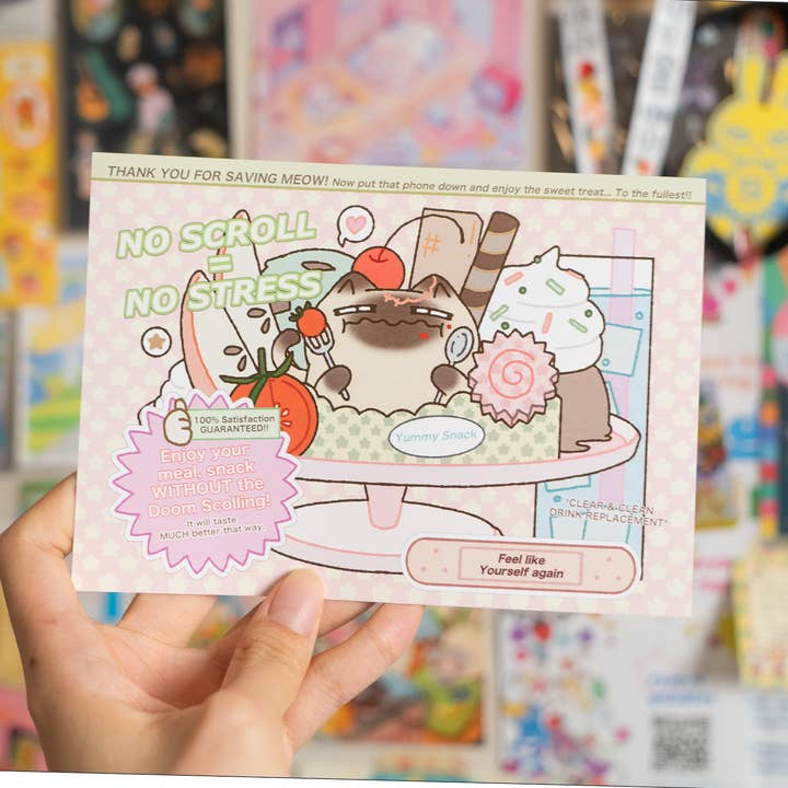 Help Meow Print 2 voor wholesale door Milki Tea Studios