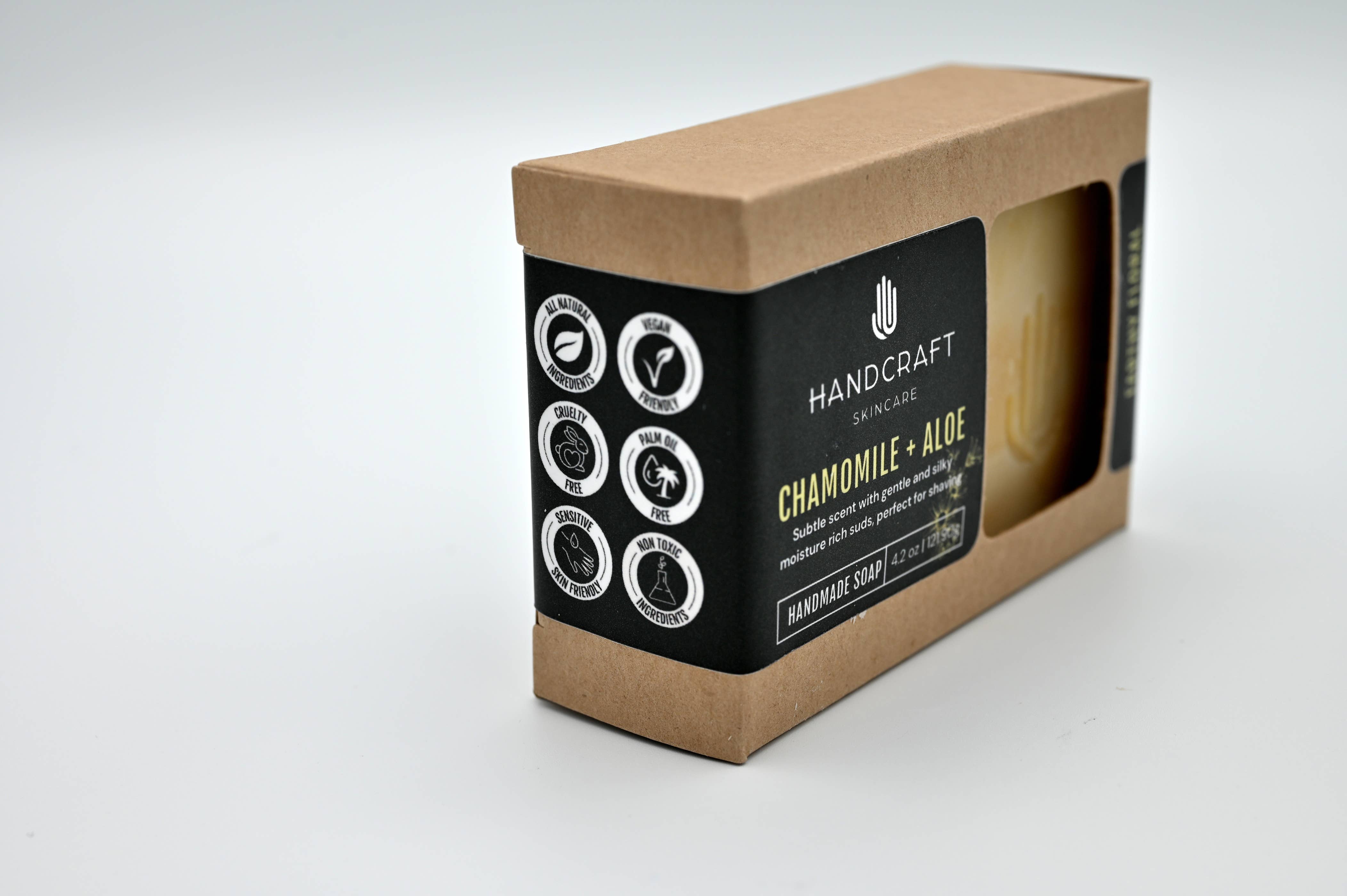 HandCraft Skincare - Wholesale Bar Soap - Chamomile + Aloe Soap3