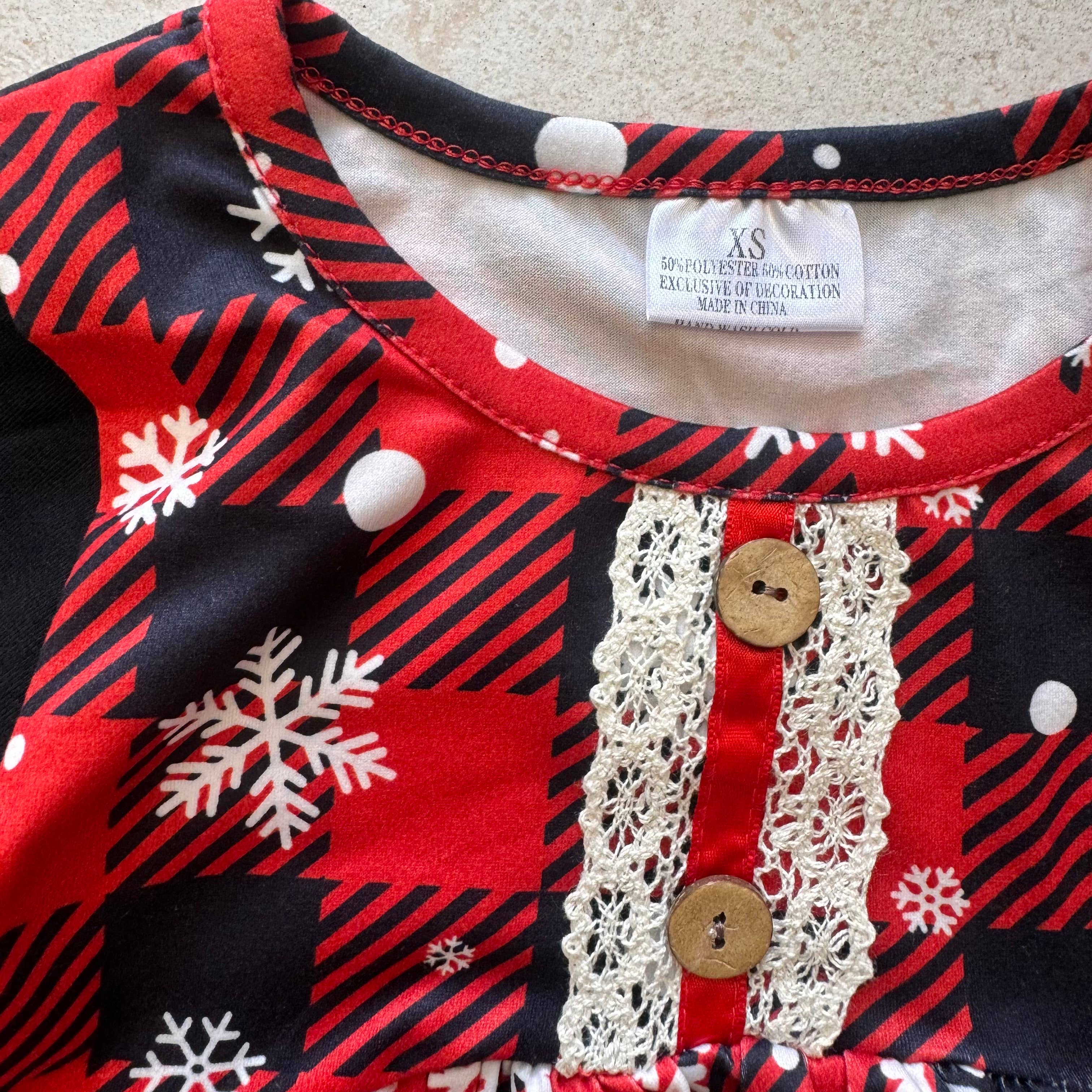 JJ BEBE LAND - Wholesale Dress - Kids - Girls Snowflake Dress2