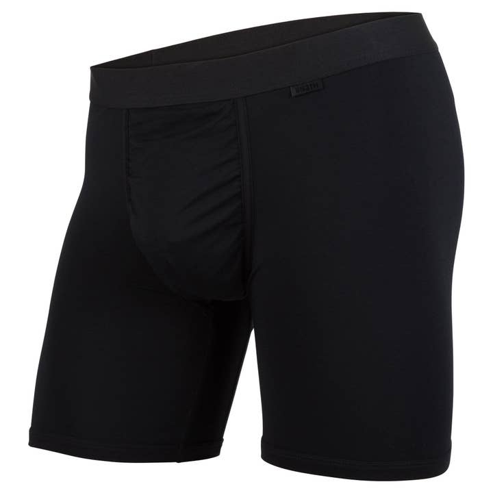 MENS CLASSIC BOXER BRIEFS: BLACK/BLACK for wholesale by BN3TH