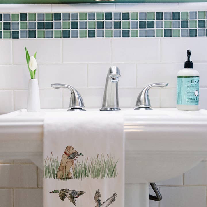 Maizie Clarke LLC - Wholesale Tea Towel - Illustrated Hunting Dog Tea Towel2