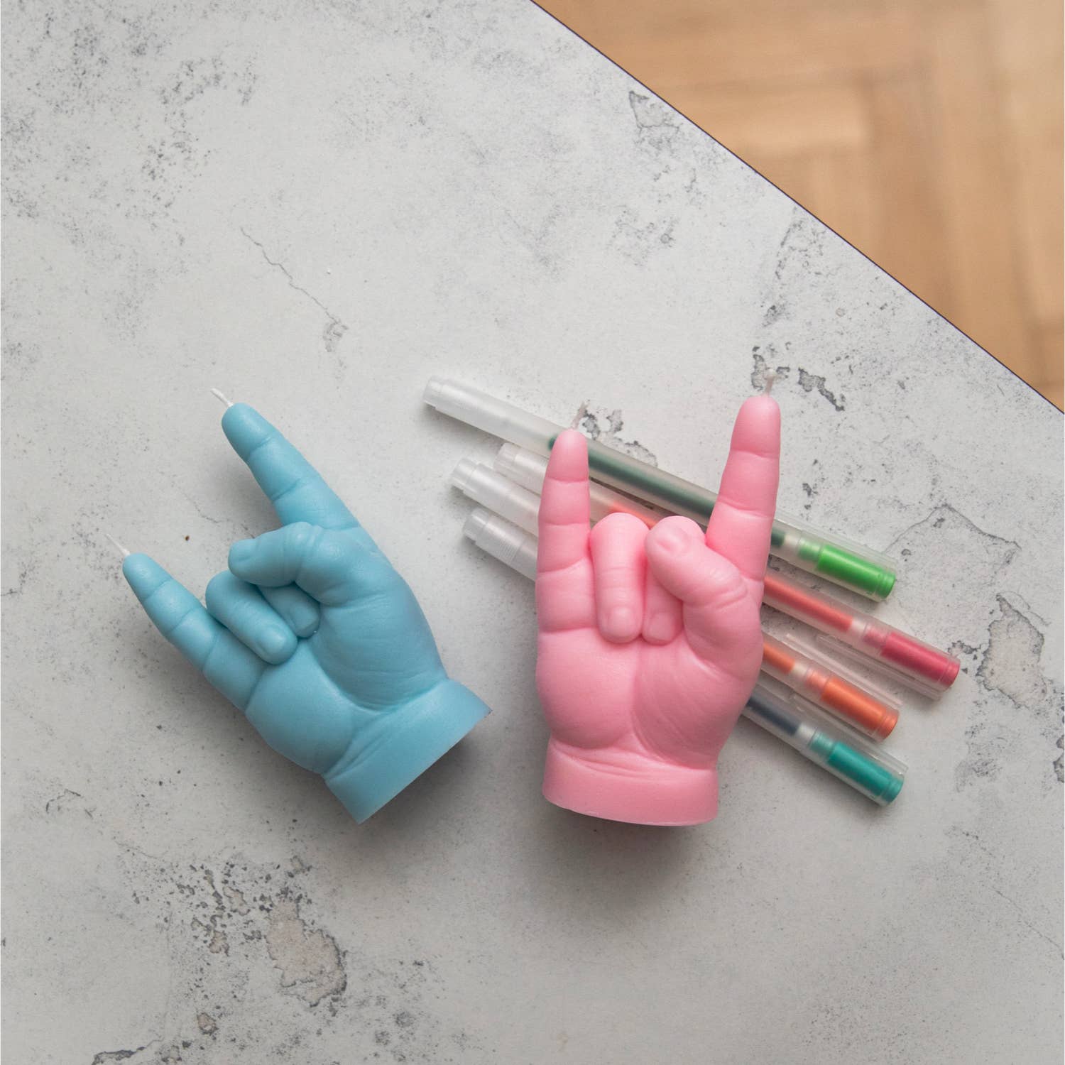 CandleHand (Free Duties for US) - Wholesale Novelty Candle - You Rock Candle - baby hand gesture candle - soy wax blend10