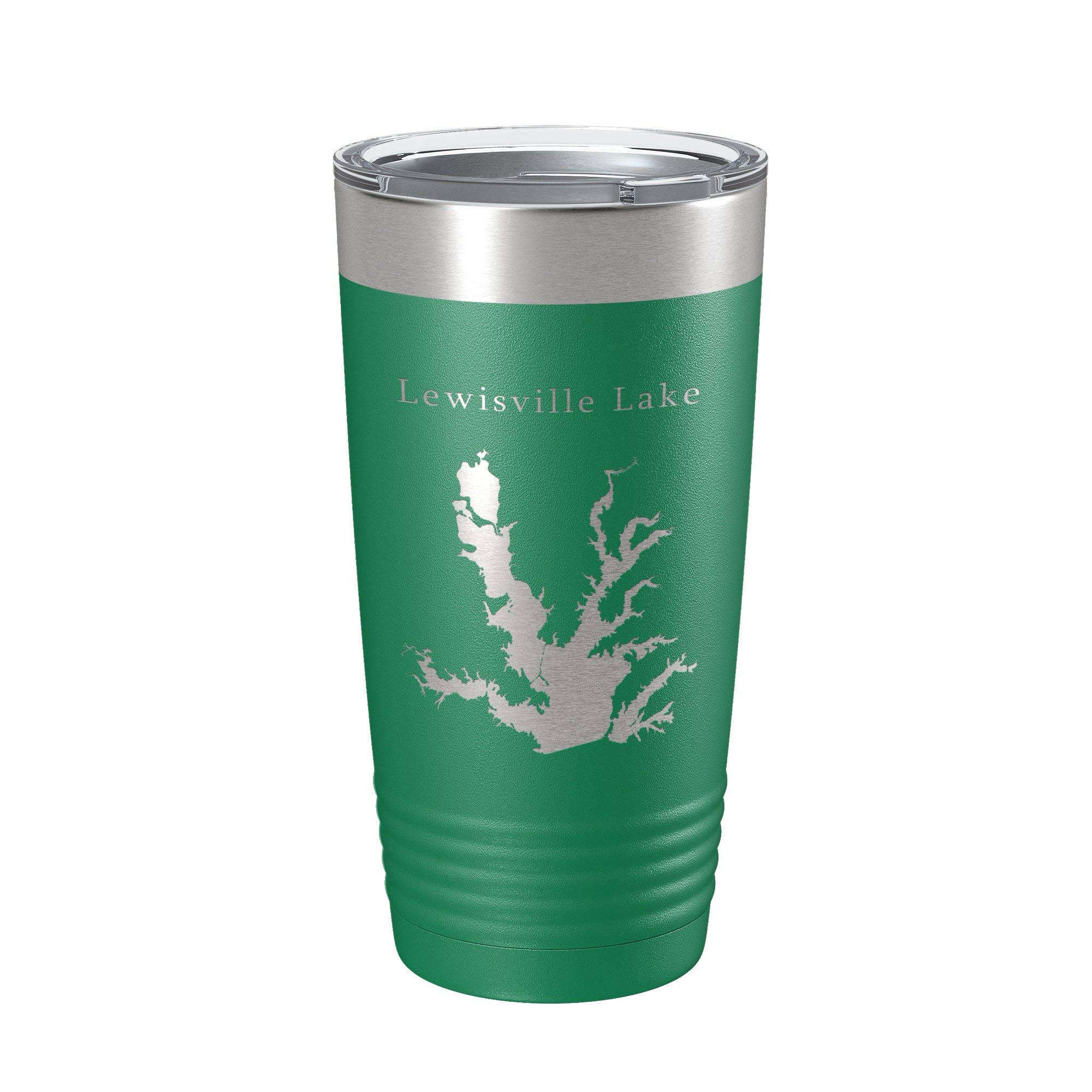 CarveBright - Wholesale Insulated Mug/Tumbler - Lewisville Lake Map Tumbler Travel Mug Insulated Laser Engraved Coffee Cup Texas 20 oz12