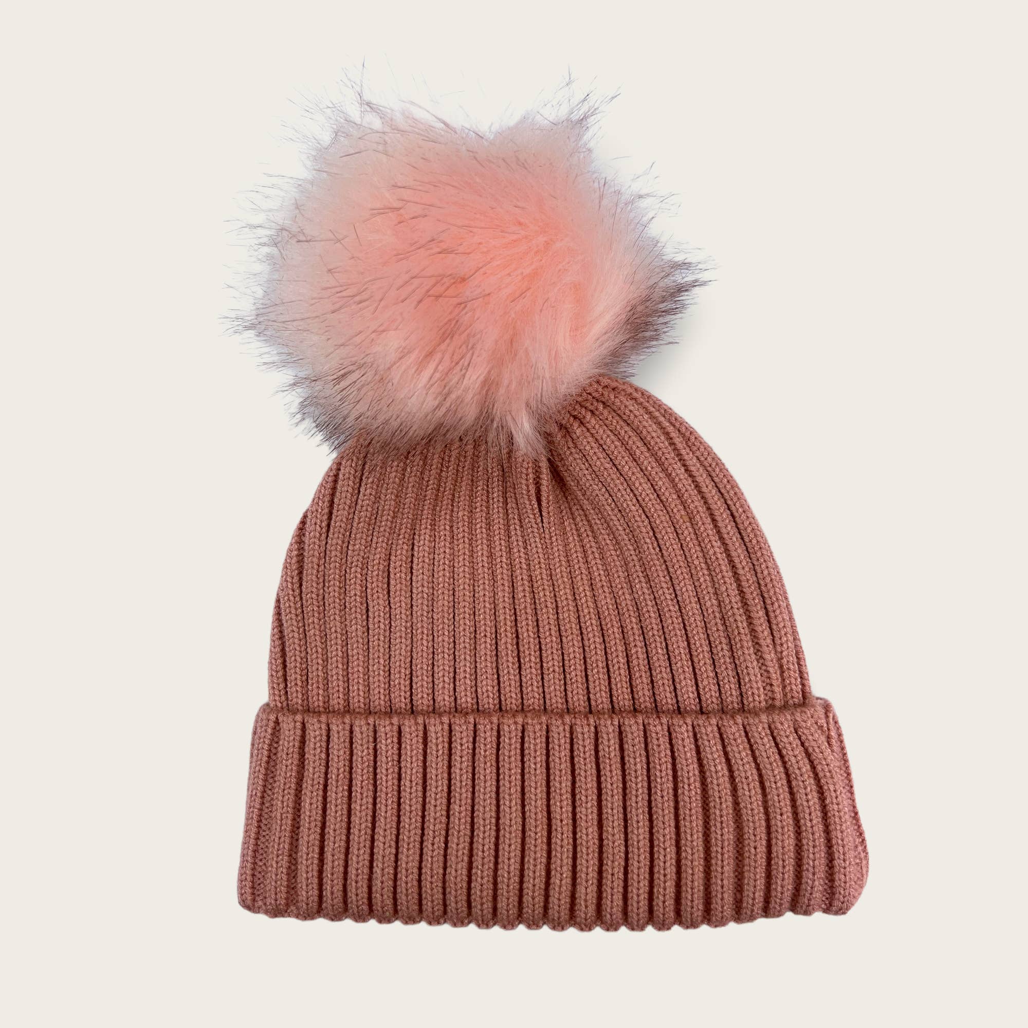 London Scarves - Wholesale Beanie - Kids - Hats with matching faux fur pompom of kids5