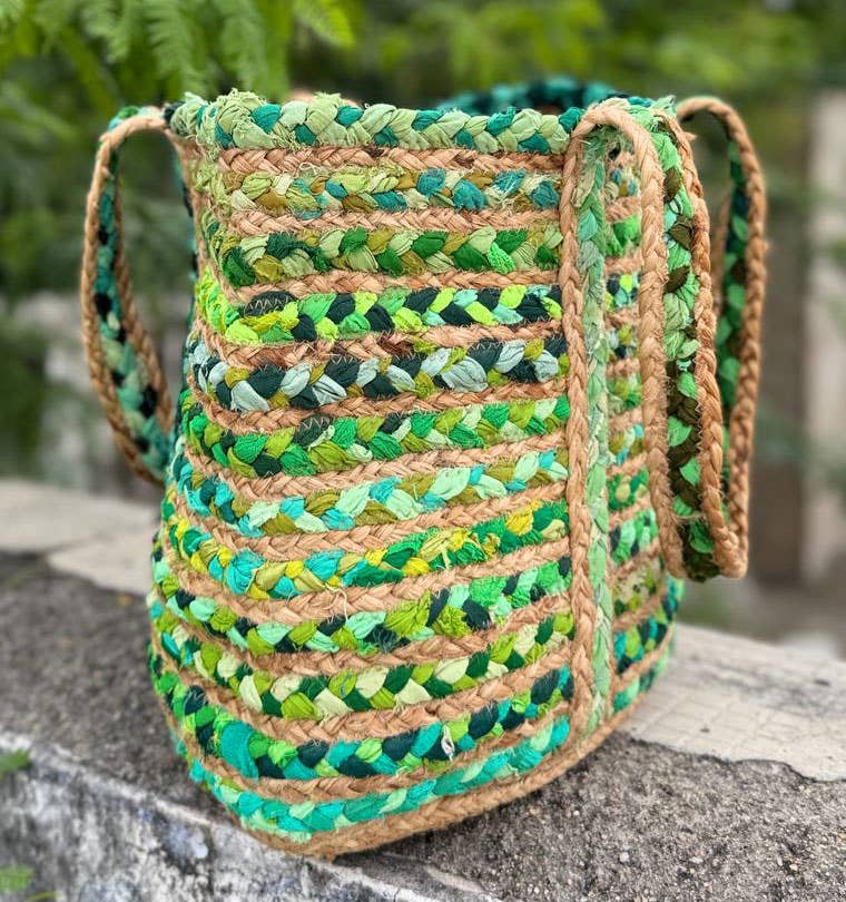 GYPSY STUDIO - Wholesale Beach bag - Natural Vibe Women’s Jute Shoulder Style Purse Bags2