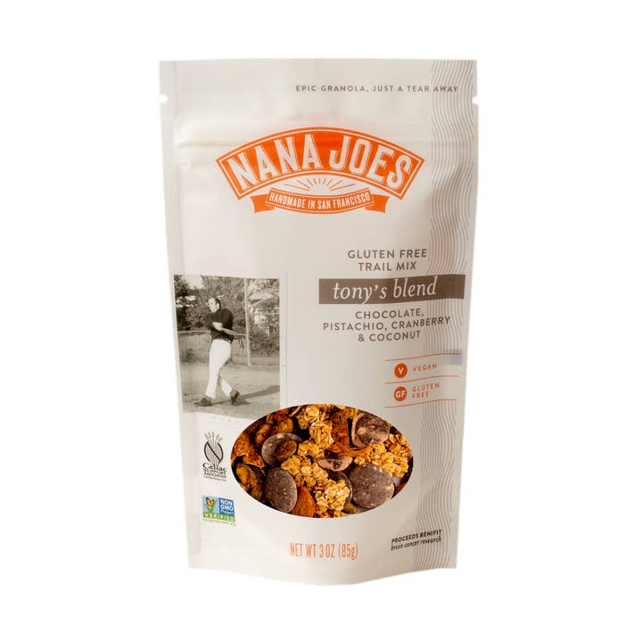Tony's Trail Mix for wholesale by Nana Joes Granola
