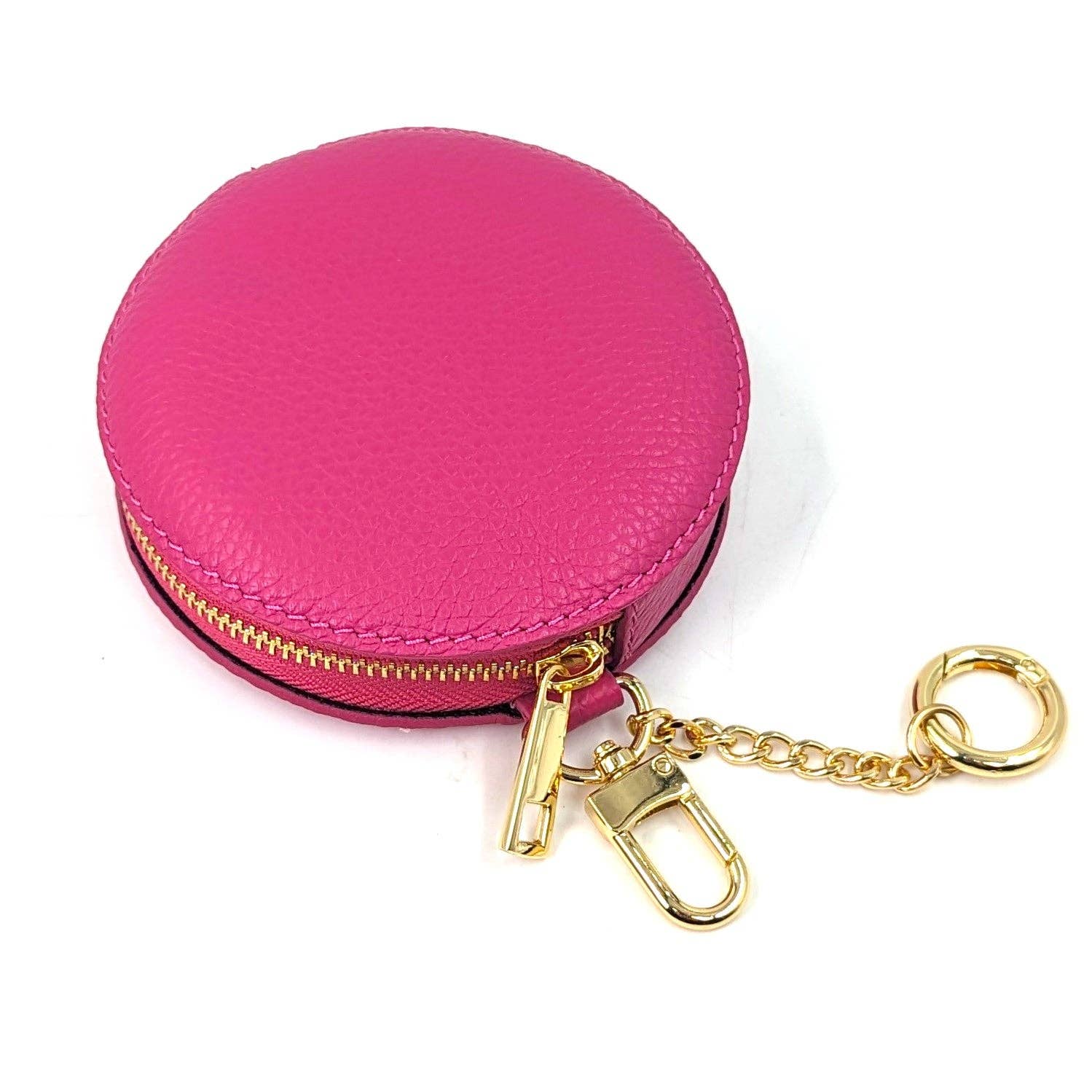 Tempest Designs – wholesale Coin purse – Women’s – Circular leather coin purses with chain link and lobster claw11