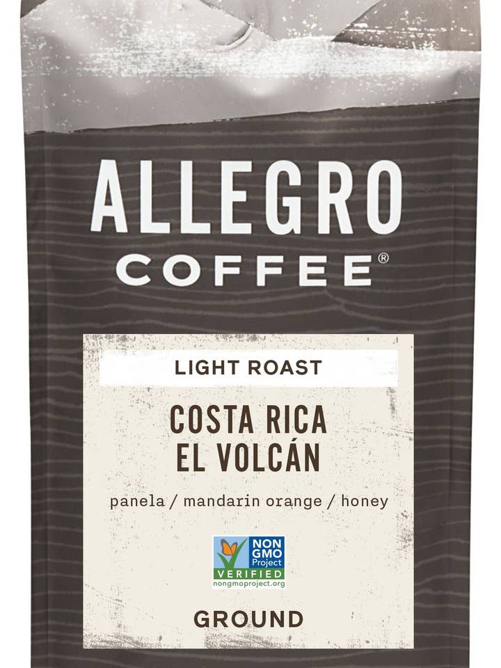 Café El Volcán du Costa Rica moulu pour la vente par Allegro Coffee