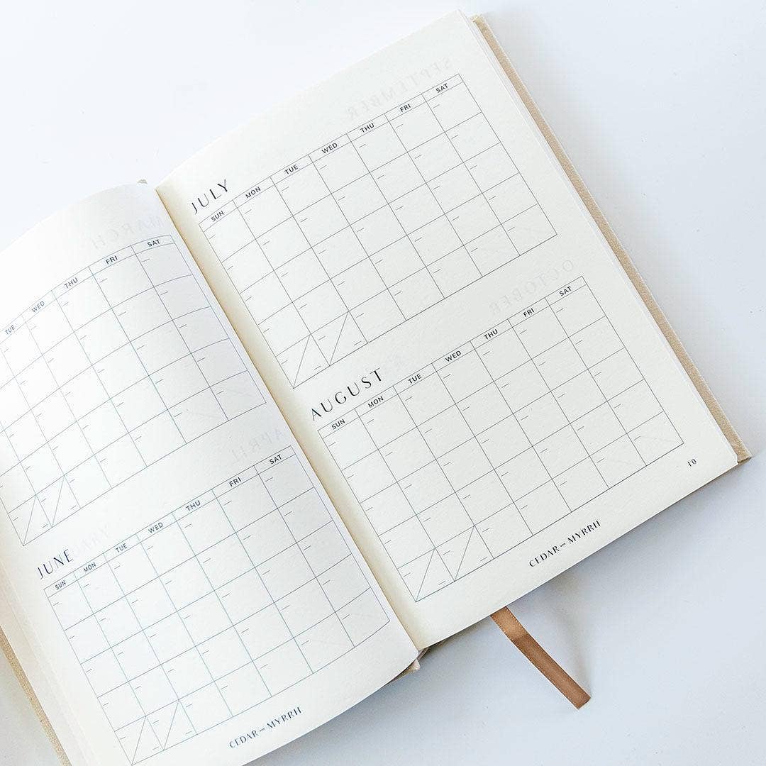 Cedar and Myrrh - Vente Journal intime - Journal de bien-être2